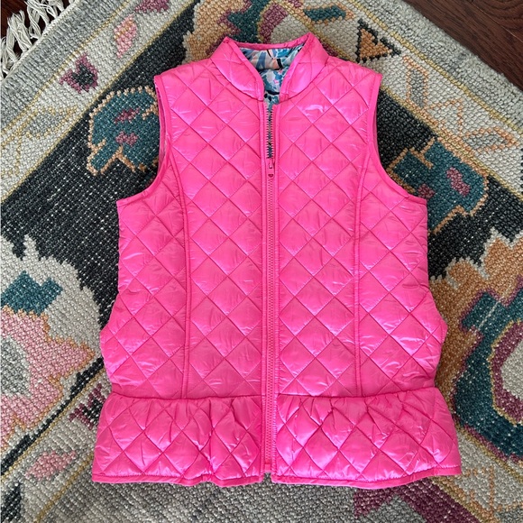 Lilly Pulitzer Girls Reversible Vest (12-14) - Picture 1 of 6